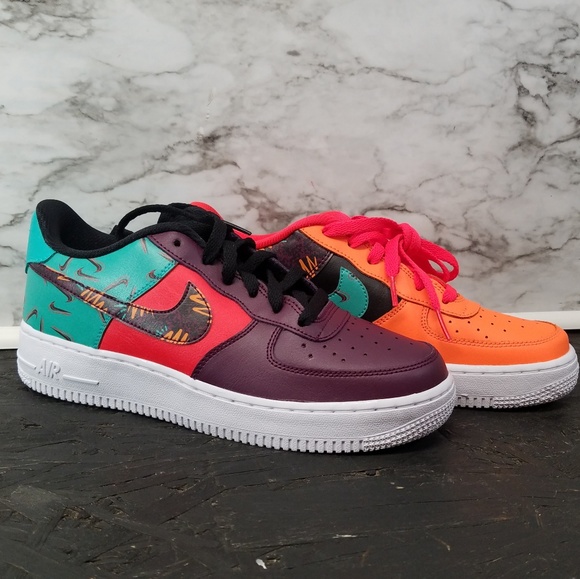 air force 1 lv8 weinrot